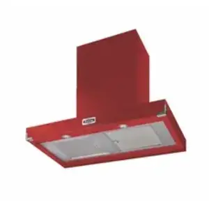 Comparateur de prix : Hotte FALCON CONTEMPORAINE 900 ROUGE CERISE/NICKEL BROSSE - FHDCT900RD/N