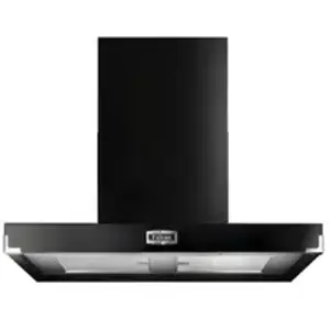Comparateur de prix : Hotte décorative murale FALCON HOTTE PKR Contemporaine 90 CM NOIR CHROM