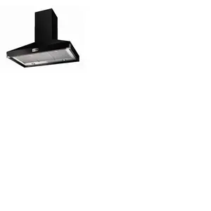 Comparateur de prix : Hotte décorative murale FALCON PKR110 SUP/EXT NOIR/CHROME