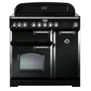 Piano de cuisson induction FALCON DELUX90 INDUC NOIR CHROME pas cher