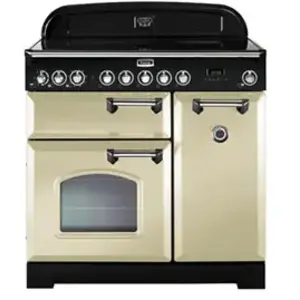 Piano de cuisson induction FALCON DELUX90 INDUC CREM/CHROME pas cher