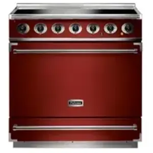 Piano de cuisson induction FALCON Semi Pro 900S 90 ROUGE CERISE NICKEL pas cher