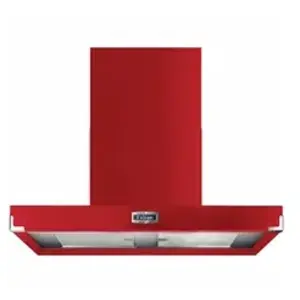 Comparateur de prix : Hotte FALCON CONTEMPORAINE 1090 ROUGE CERISE/NICKEL BROSSE - FHDCT1090RD/N