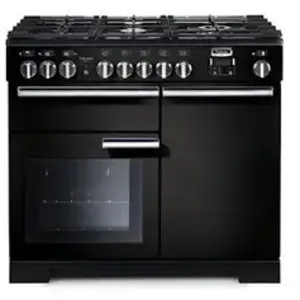 Comparateur de prix : Piano de cuisson gaz FALCON Professional DELUXE 100 CM NOIR BRILLANT