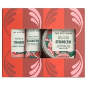 The Body Shop Strawberry Mini Coffret soin corps 1 art. pas cher