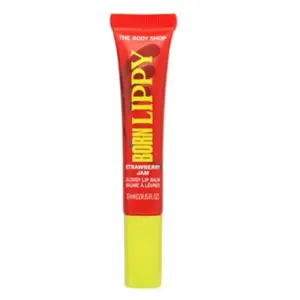 The Body Shop Born Lippy Strawberry Jam Glossy Lip Balm Baume à lèvres... pas cher