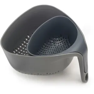 Joseph Joseph - Set de 2 passoires emboitables nest colanders gris