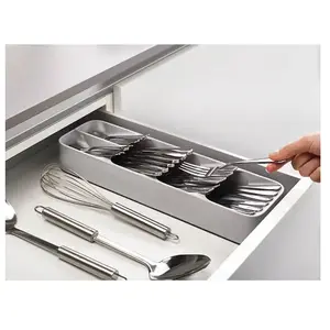 Range-couverts extensible DRAWERSTORE gris 40 cm Joseph Joseph pas cher