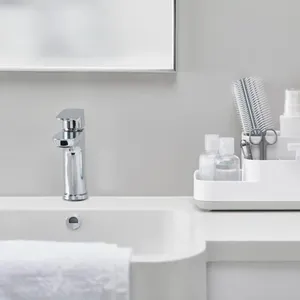 Comparateur de prix : SANS EasyStore Boîte de Rangement Salle de Bain Blanc/Gris Blanc,Gris
