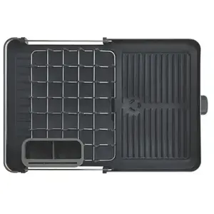 Égouttoir à vaisselle extensible avec bec verseur Gris Joseph Joseph pas cher