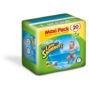Couche de bain HUGGIES Little Swimmers - Taille 3/4 - Maxi Pack 20 cou...