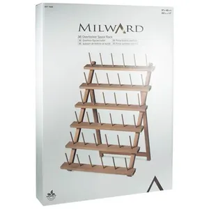 Porte-Bobines Milward pour 36 bobines de fil à coudre : Fini le désordre, bonjour à l'organisation !(...) - Gris pas cher