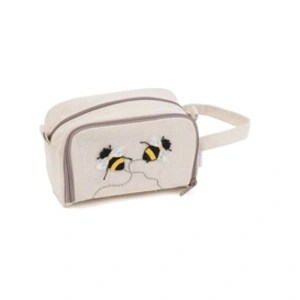 GENERIQUE Hobby Gift Sac à crochets vide avec poche latérale pour crochets, abeille