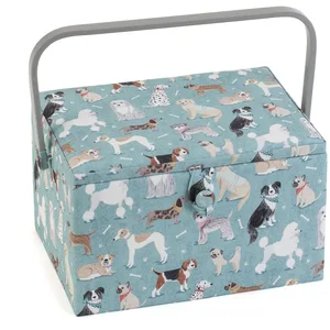 Hobby Gift Coffret à couture motif Chiens - 23.5x31x20 cm - Distrifil(...) - Multicolore