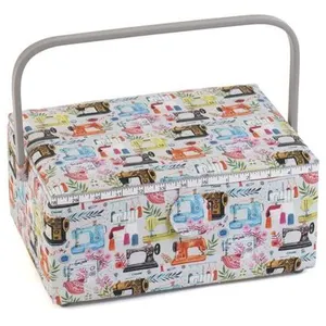 Hobby Gift Coffret à couture motif machine à coudre - 15 x 23.5 x 10 cm - Distrifil(...) - Multicolore