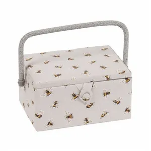 Coffret à couture motif Abeille - 18.5x25.5x14.5 cm - Distrifil Multic...