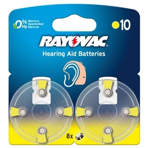 Varta - Pack de 8 piles auditives 10 rayovac PR70