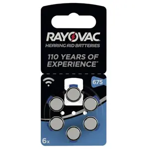 Varta Rayovac 43450 PR44/675 - zinc-air piles de l’appareil auditif 1 4 V pas cher