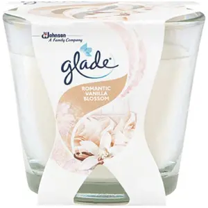 GLADE Romantic Vanilla Blossom bougie parfumée 70 g pas cher