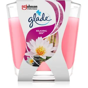 GLADE Relaxing Zen bougie parfumée 70 g pas cher