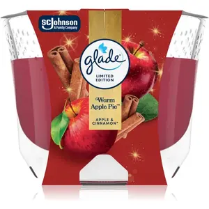 GLADE Warm Apple Pie bougie parfumée 204 g pas cher