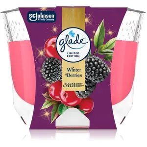 GLADE Winter Berries bougie parfumée 204 g pas cher