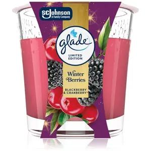 GLADE Winter Berries bougie parfumée 112 g pas cher