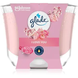 GLADE I Love You bougie parfumée 204 g pas cher