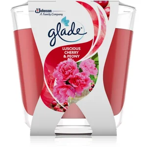 GLADE Luscious Cherry & Peony bougie parfumée 70 g pas cher