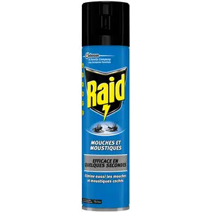 Comparateur de prix : RAID Aérosol anti-mouches et moustiques - 400 ml