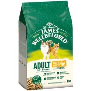 James Wellbeloved Adult Hypoallergenic, dinde pour chat - 1,5 kg pas cher