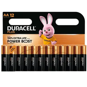 Duracell 12 Pile Alcaline Aa Plus Powerboost - 12 Unités - Duracell pas cher