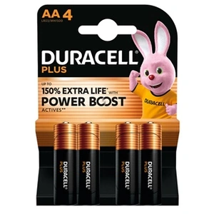 Pile DURACELL PLUS POWERBOOST AA X4 pas cher