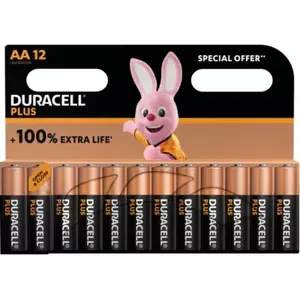 Duracell Pile alcaline Duracell Plus LR6  lot de 12Vendu paramazon