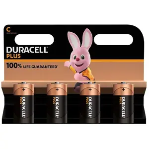 Comparateur de prix : Duracell Plus Piles alcalines C, 1.5V LR14 MN1400, paquet de 4