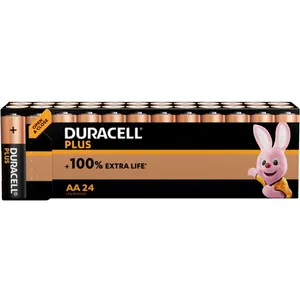 Comparateur de prix : Duracell Nouveau piles alcalines aa plus, 1. 5 v lr6 mn1500, paquet de 24