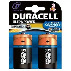 Duracell - Pile Alcaline - Dx2 Ultra Power (LR20) pas cher