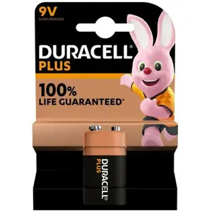 Pile Alcaline 9V Plus Power MN1604, 1 pièce (019256) - Duracell pas cher