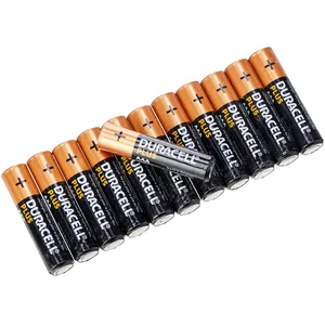 Duracell Plus, lot de 12 piles alcalines type AAA 1,5 Volts, LR03 pas cher