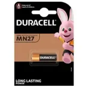 Duracell - Pile Alkaline Long Lasting Power A27/V27a - Mn27 12v Ø8x28,2mm pas cher