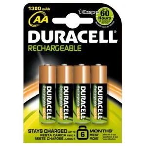 Comparateur de prix : Duracell Recharge AA 1300 mAh (par 4)
