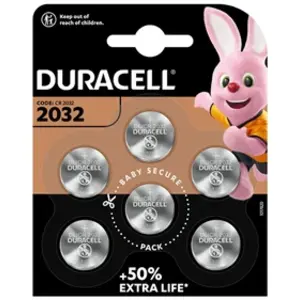 Comparateur de prix : Pack de 6 piles lithium Duracell CR2032 Gris