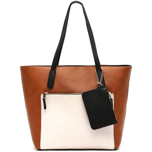 Sac bandoulière Misako Minervina grand sac shopper tricolore pas cher