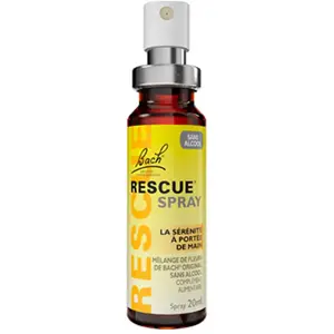 Comparateur de prix : FLEURS DE BACH Rescue - Spray jour sérénité sans alcool 20ml