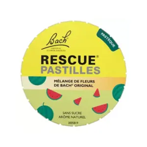 Comparateur de prix : Rescue® Pastilles Mélange de fleurs de Bach® Pastèque