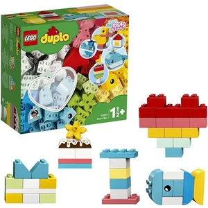 Jeu de construction - LEGO - Duplo 10909 Classic La Boîte Coeur Premier Set - Adapté aux tout-petits - Coloré pas cher