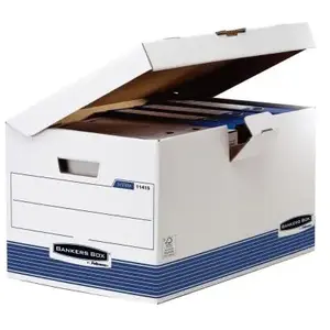 Caisse archives carton Bankers Box capacité - pour format folio - H. 3... pas cher