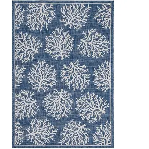 Novatrend Tapis moderne bleu 120x170 cm