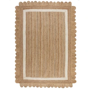 Novatrend Tapis de salon en jute beige 160x230 cm