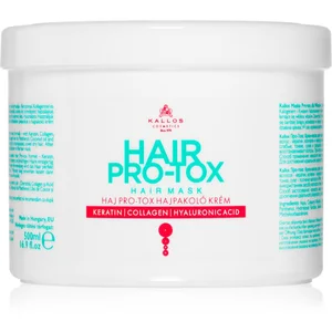 Kallos Masque pour Cheveux à la Kératine, Collagène et Acide Hyaluronique, 500ml
